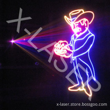 2W RGB Full Color Animation Laser Light